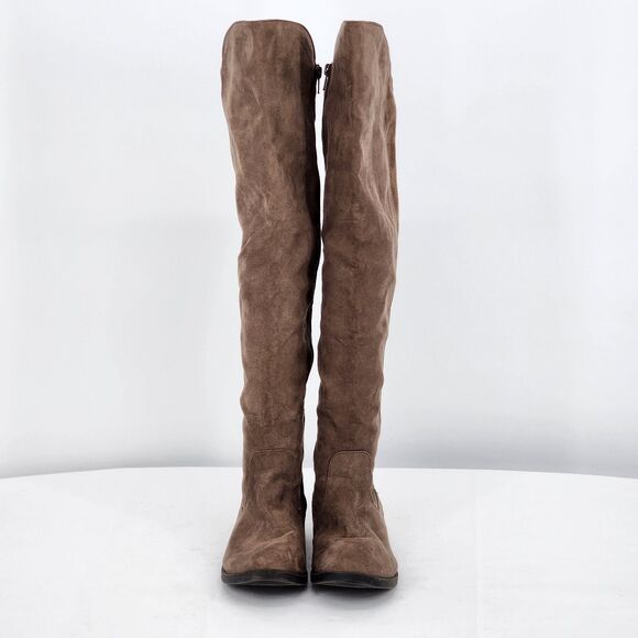 Style & Co Hayley Faux Suede Wide Calf Over The Knee Boots Size 7 - Picture 2 of 11